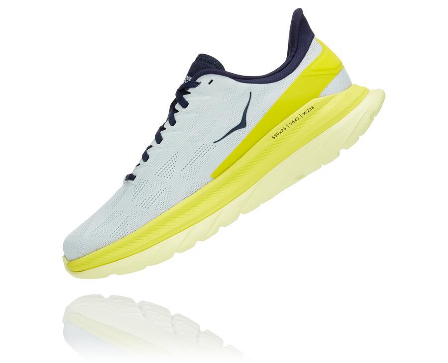 Tenis Hoka One One Hombre Blancos - Mach 4 - AZEJ16427